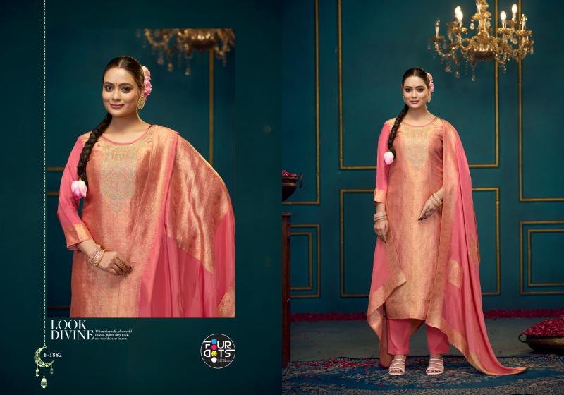 Four Dots Vera catalog wholesale dress material in chandni chowk