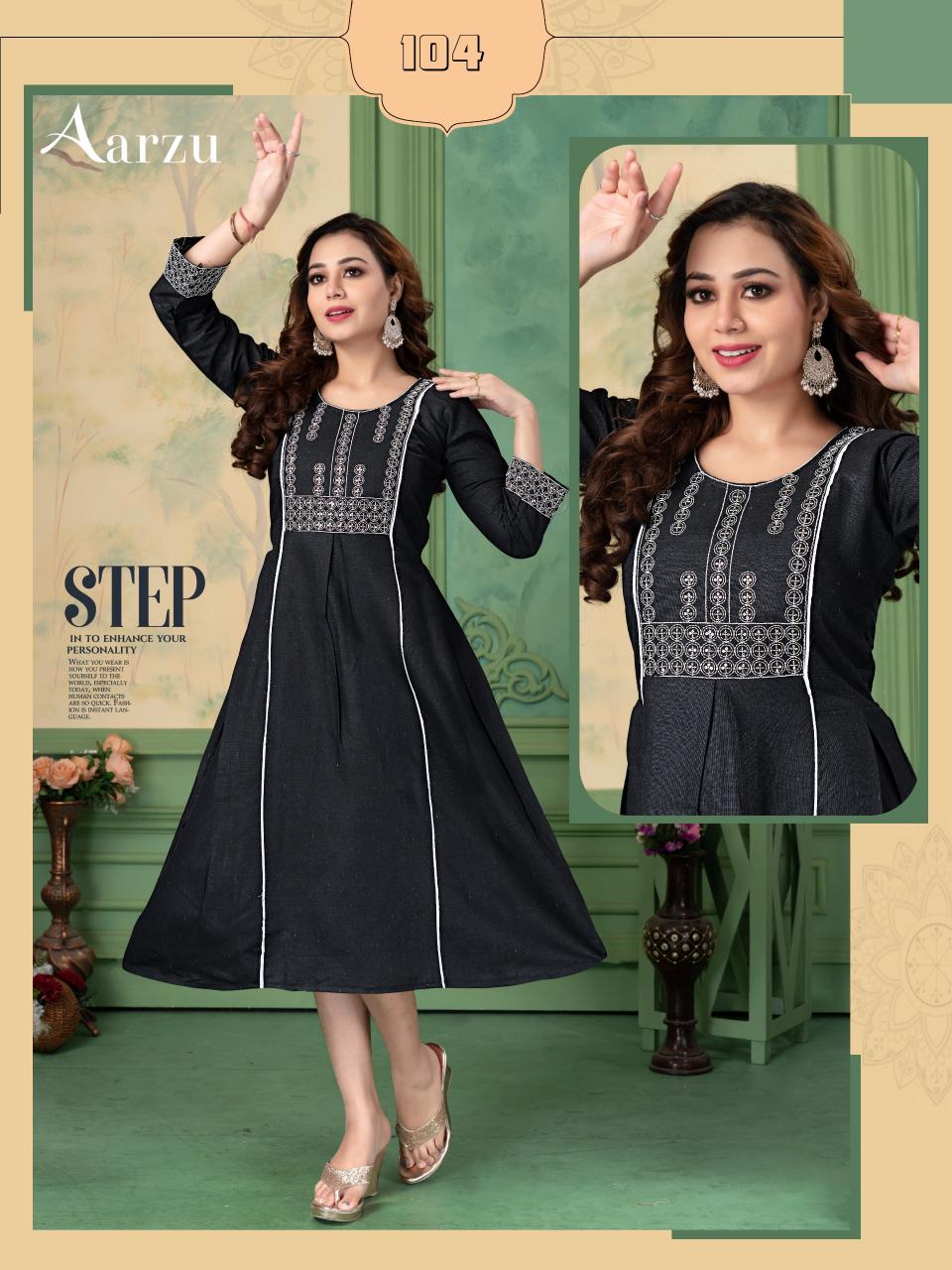 FT Aarzu catalog wholesale kurtis dealers in surat