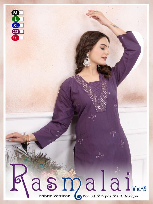 FT Rasmalai vol 2 catalog kurtis wholesale dealers