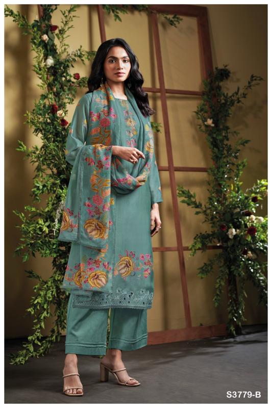 Ganga Aqsa 3779 catalog cheap salwar kameez wholesale