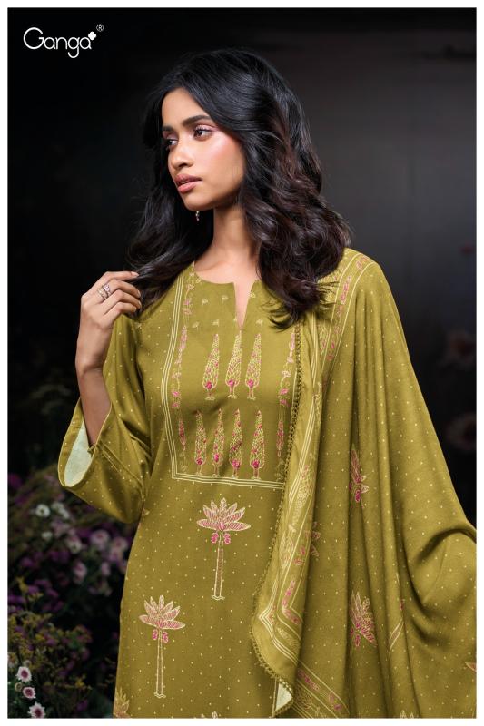 Ganga Bailyn 3906 catalog wholesale salwar kameez fabric