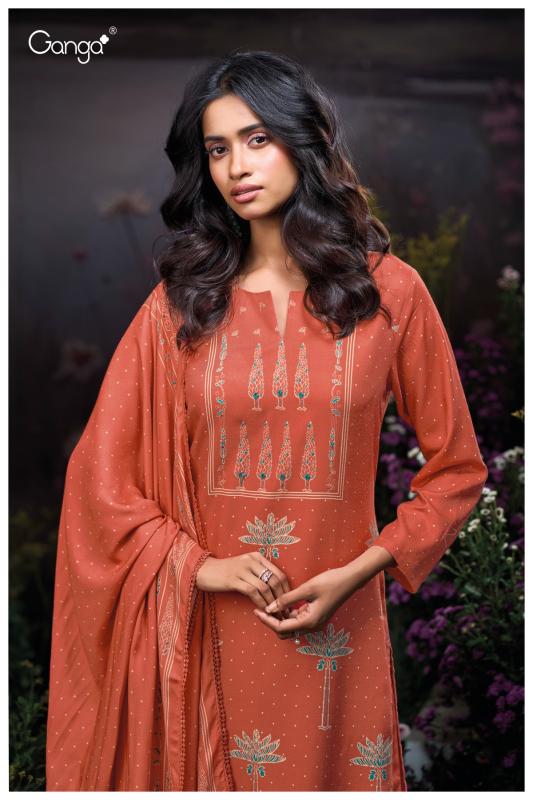Ganga Bailyn 3906 catalog wholesale salwar kameez fabric