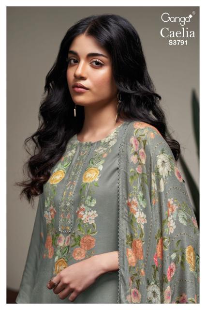 Ganga Caelia 3791 catalog wholesale market of salwar kameez in bangalore