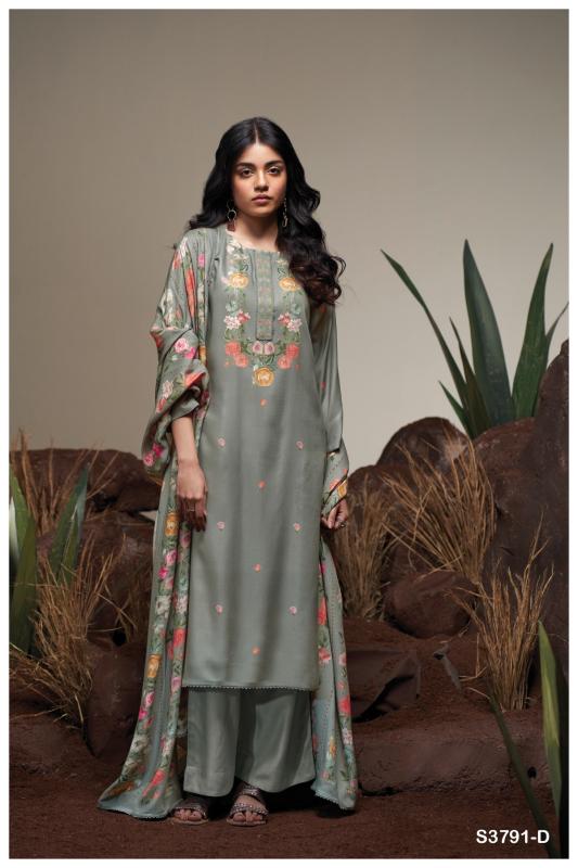 Ganga Caelia 3791 catalog wholesale market of salwar kameez in bangalore