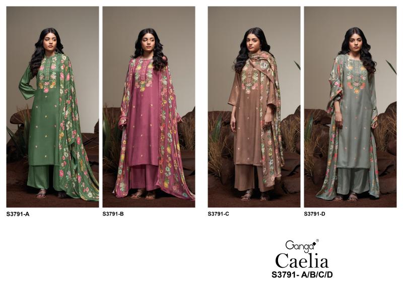 Ganga Caelia 3791 catalog wholesale market of salwar kameez in bangalore