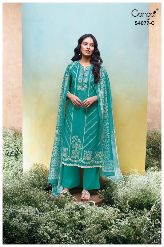 Ganga Ceyoni 4077 catalog wholesale salwar kameez