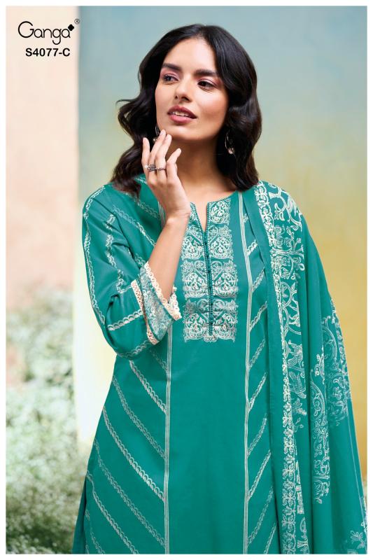 Ganga Ceyoni 4077 catalog wholesale salwar kameez