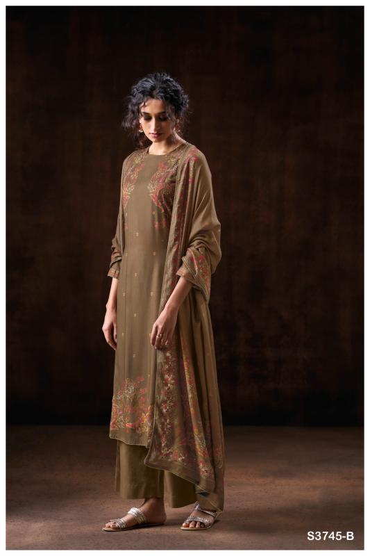 Ganga Darsie 3745 catalog south indian salwar suit