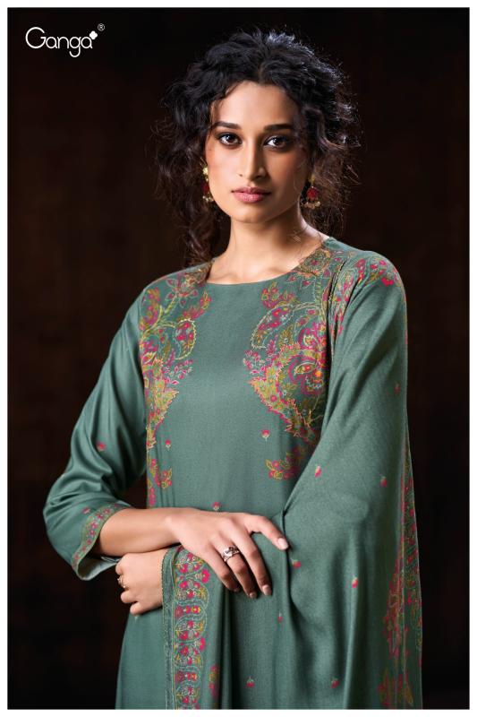 Ganga Darsie 3745 catalog south indian salwar suit