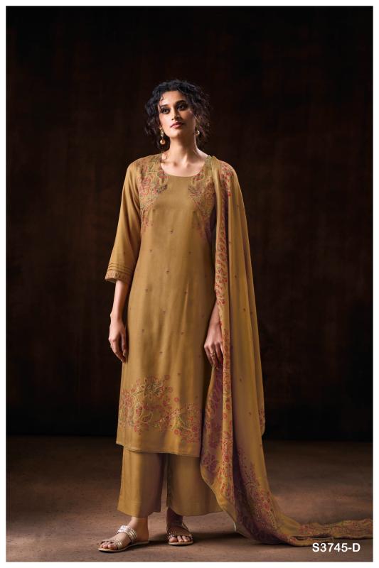 Ganga Darsie 3745 catalog south indian salwar suit