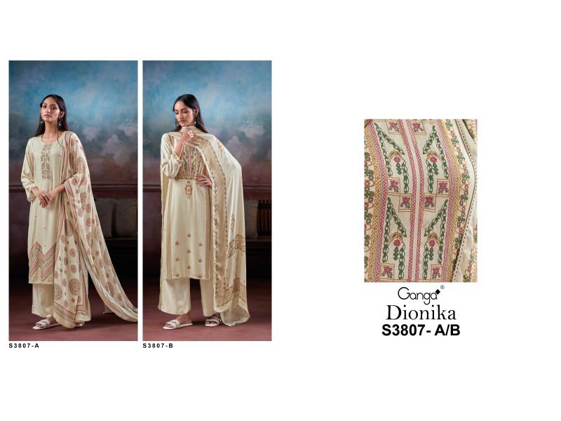 Ganga Dionika 3807 catalog wholesale salwar kameez alveera