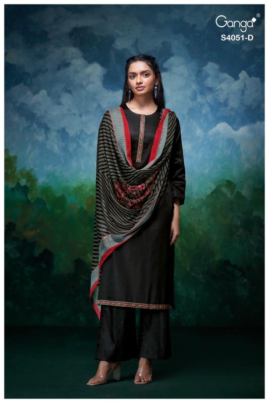 Ganga Eshal 4051 catalog salwar kameez india wholesale