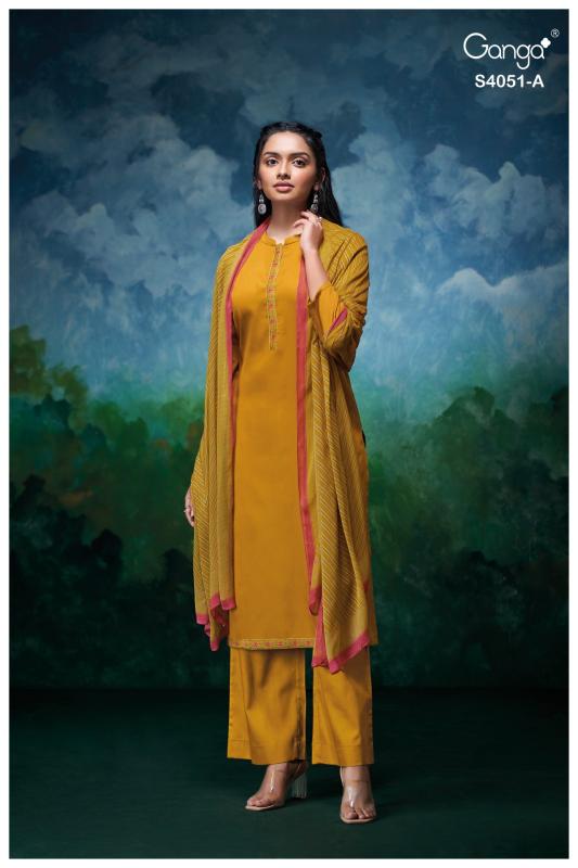 Ganga Eshal 4051 catalog salwar kameez india wholesale
