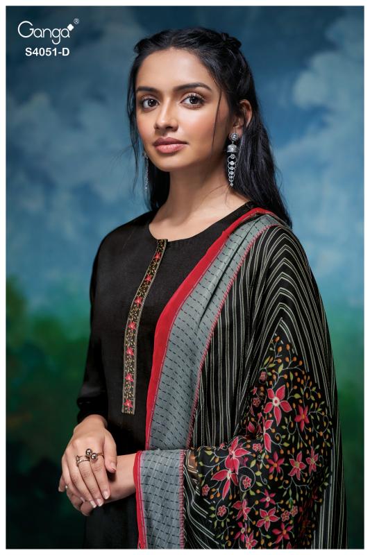 Ganga Eshal 4051 catalog salwar kameez india wholesale