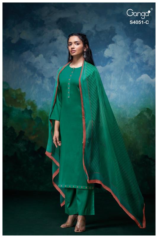 Ganga Eshal 4051 catalog salwar kameez india wholesale