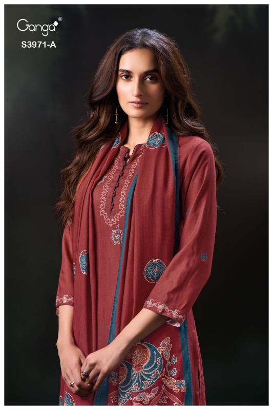 Ganga Evani 3971 catalog wholesale salwar kameez surat