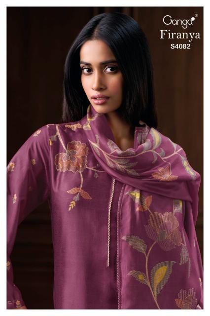Ganga Firanya 4082 catalog wholesale salwar kameez surat