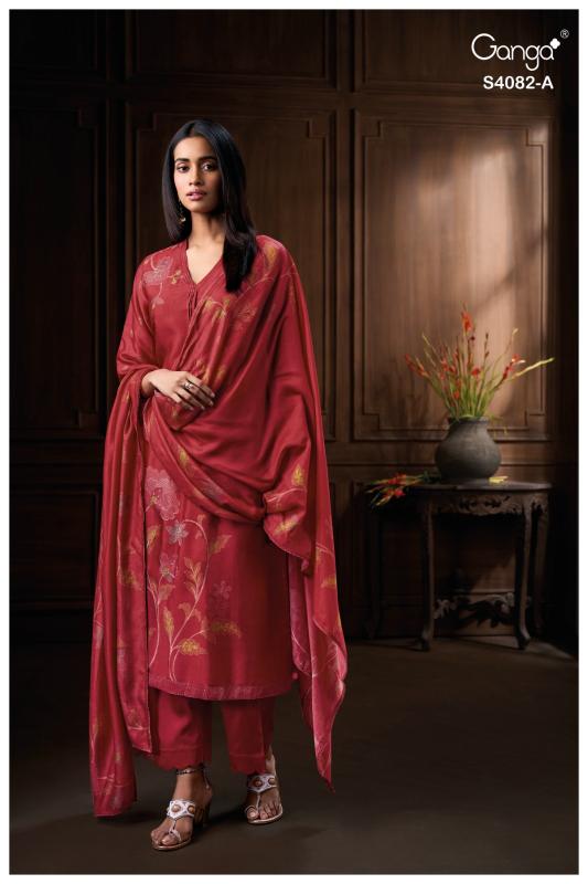 Ganga Firanya 4082 catalog wholesale salwar kameez surat