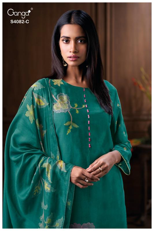 Ganga Firanya 4082 catalog wholesale salwar kameez surat