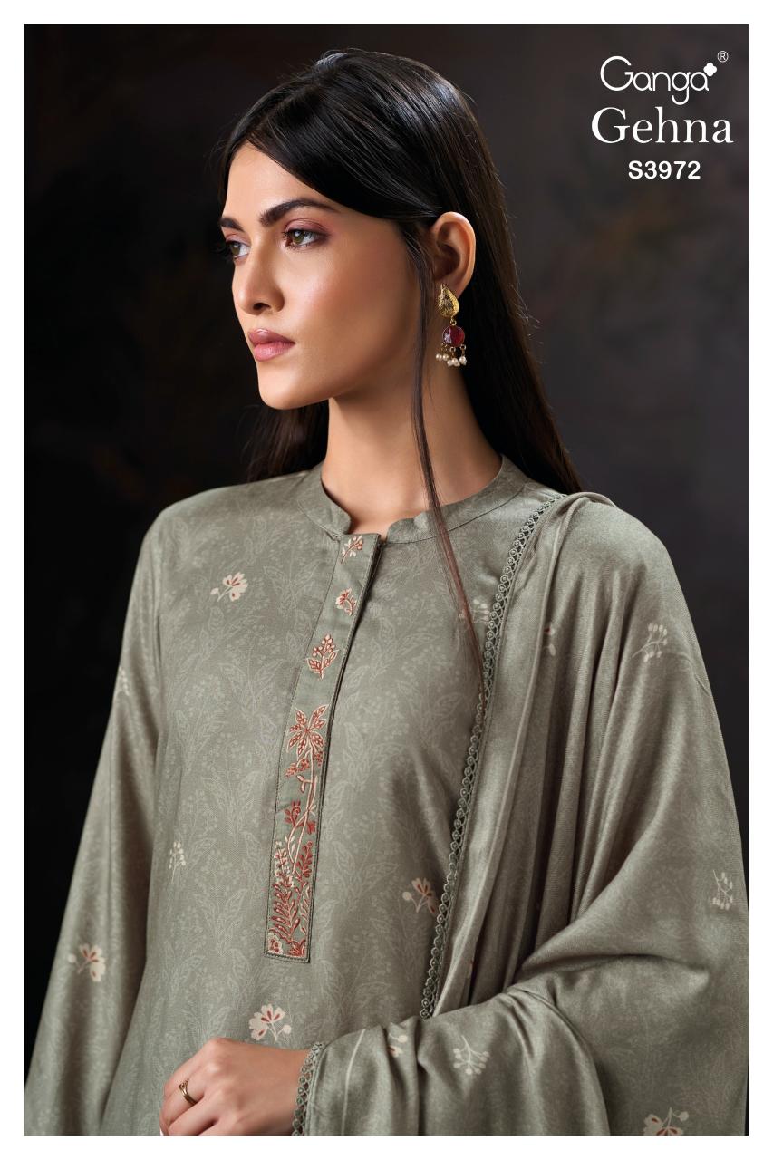 Ganga Gehna 3972 catalog salwar kameez wholesaler in surat