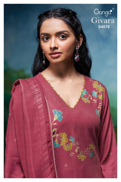 Ganga Givara 4078 catalog wholesale ladies salwar kameez