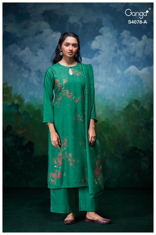 Ganga Givara 4078 catalog wholesale ladies salwar kameez