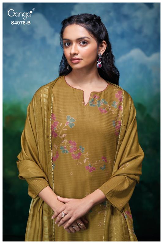 Ganga Givara 4078 catalog wholesale ladies salwar kameez