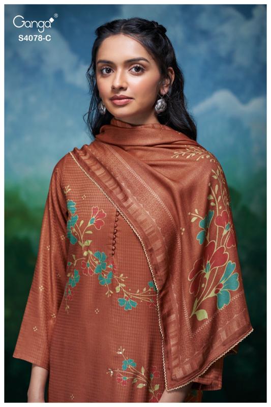 Ganga Givara 4078 catalog wholesale ladies salwar kameez