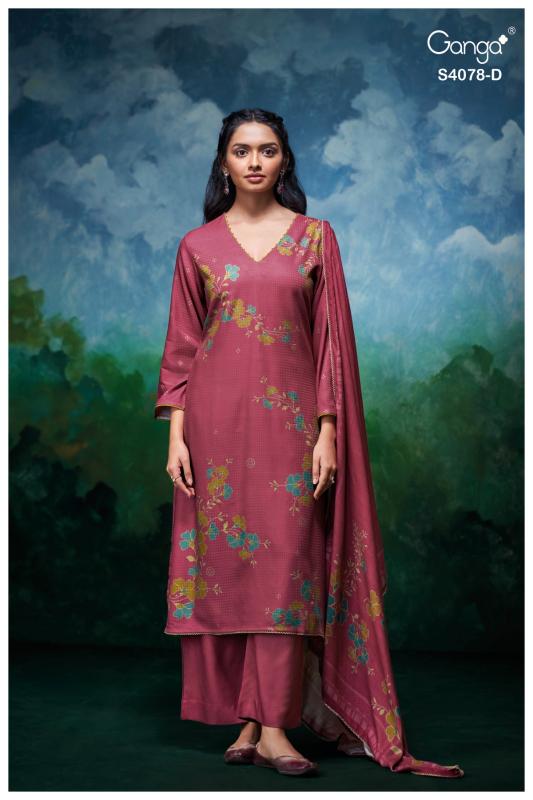 Ganga Givara 4078 catalog wholesale ladies salwar kameez