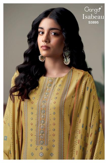 Ganga Isabeau 3895 catalog wholesale suppliers of salwar kameez in kolkata