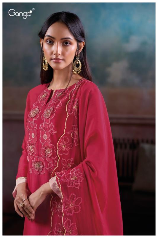 Ganga Jaelina 3840 catalog mumbai salwar kameez wholesalers