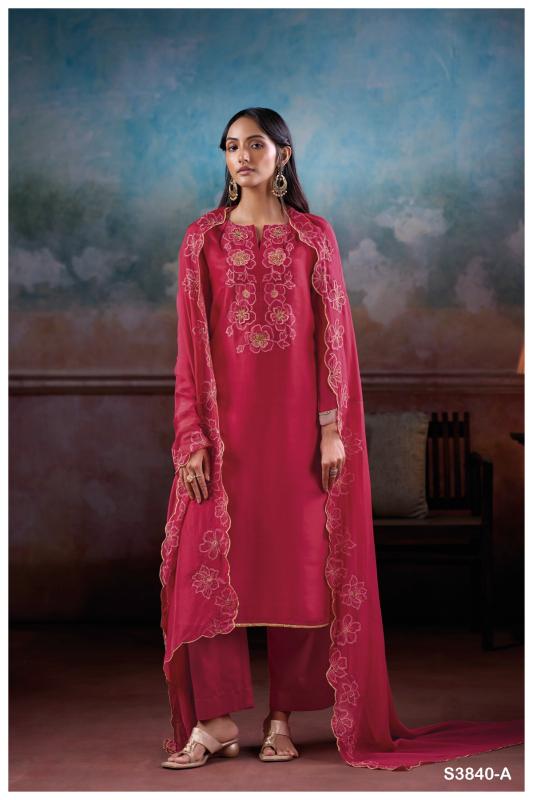 Ganga Jaelina 3840 catalog mumbai salwar kameez wholesalers