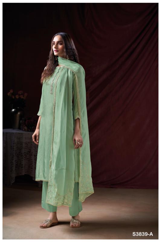 Ganga Maysha 3839 catalog wholesale clothing salwar kameez