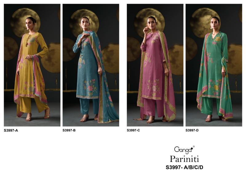 Ganga Pariniti 3997 catalog wholesale salwar kameez pakistan