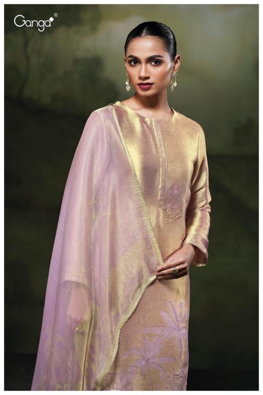 Ganga Rizvi 3787 catalog wholesale unstitched salwar kameez material