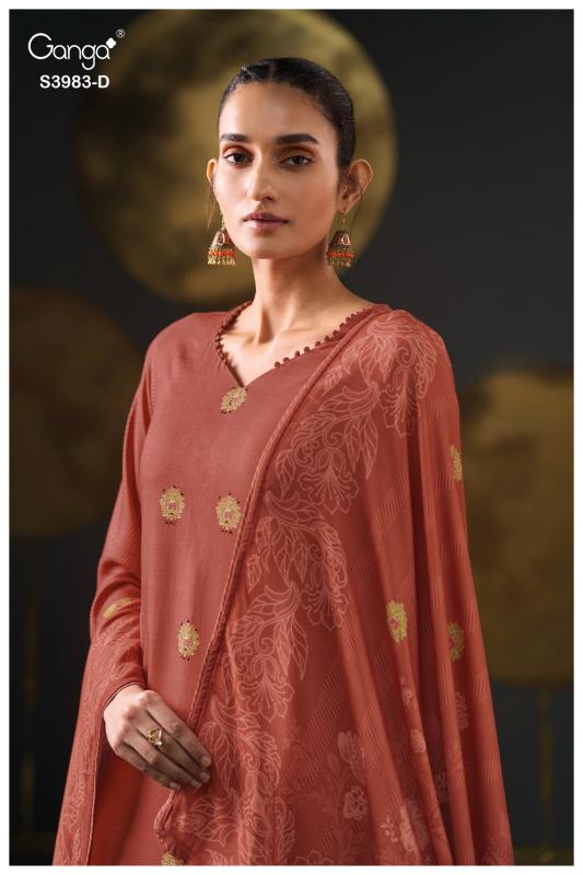 Ganga Vritali 3983 catalog best wholesale salwar kameez