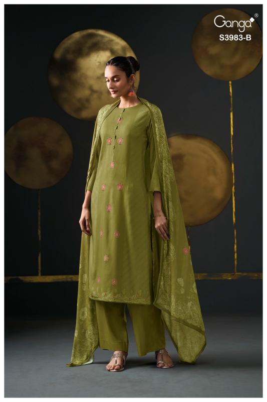 Ganga Vritali 3983 catalog best wholesale salwar kameez