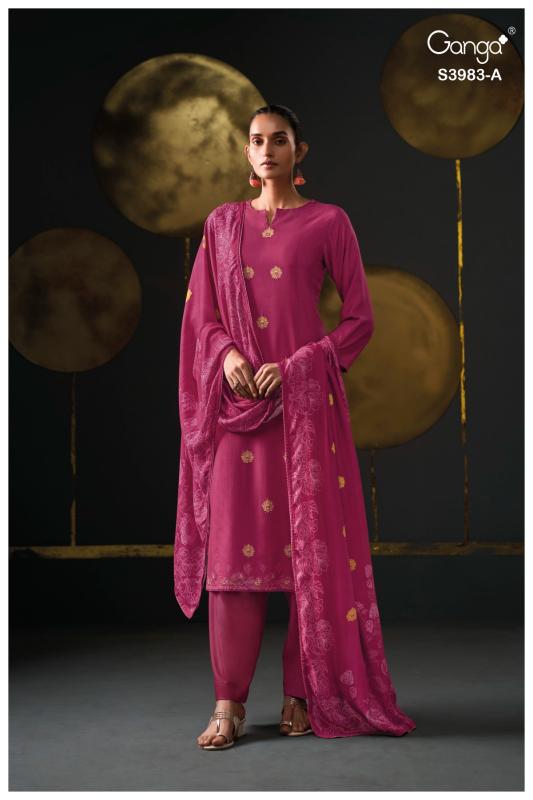 Ganga Vritali 3983 catalog best wholesale salwar kameez