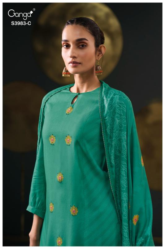Ganga Vritali 3983 catalog best wholesale salwar kameez