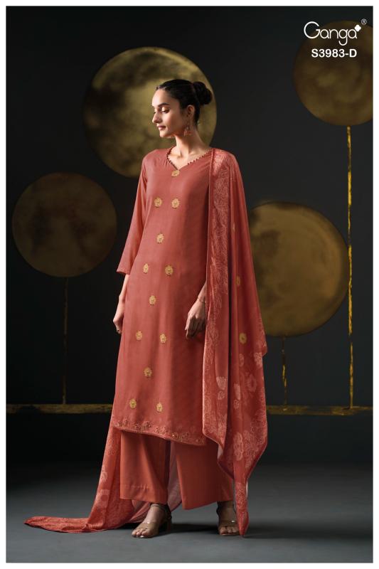 Ganga Vritali 3983 catalog best wholesale salwar kameez