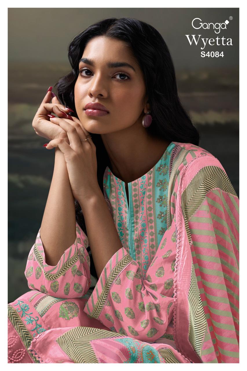 Ganga Wyetta 4084 catalog salwar kameez suppliers wholesale