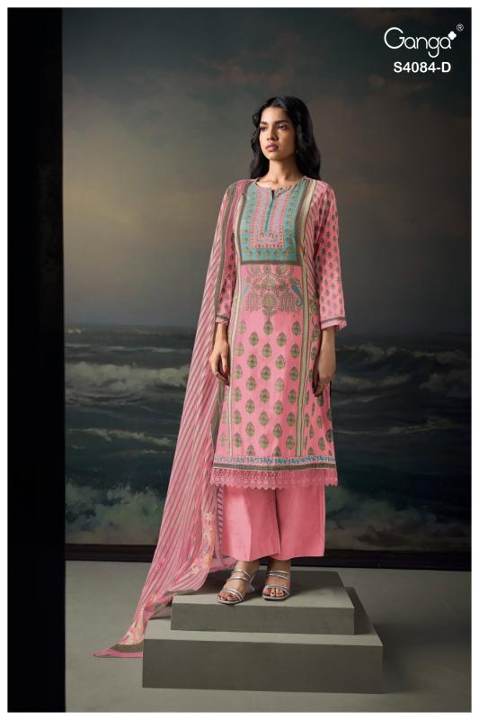 Ganga Wyetta 4084 catalog salwar kameez suppliers wholesale