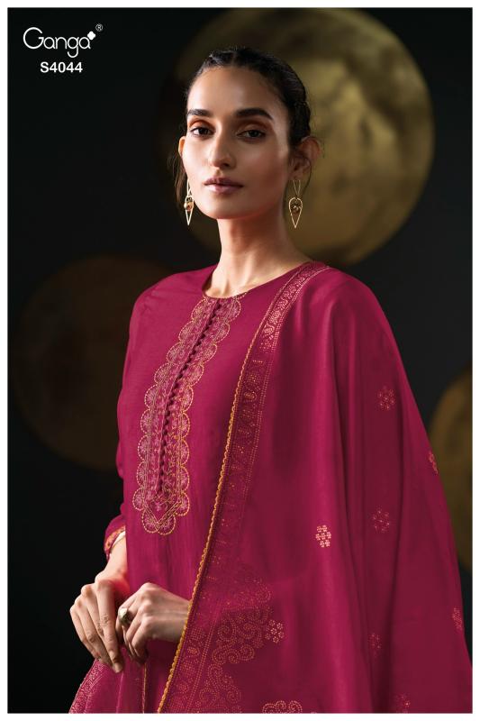 Ganga Zarqa 4044 catalog salwar kameez wholesale surat gujarat