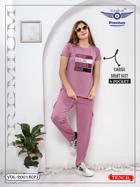 Grab it 20018 catalog co ord set Night Suit