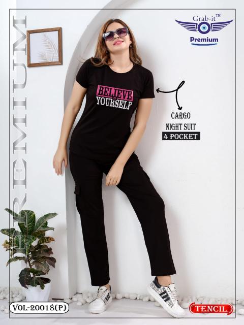 Grab it 20018 catalog co ord set Night Suit