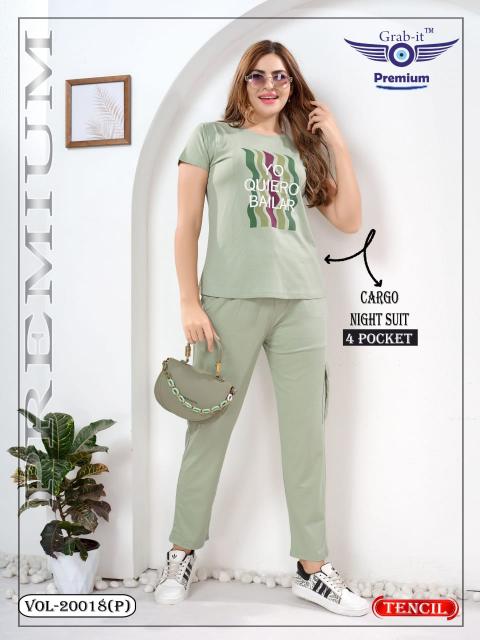 Grab it 20018 catalog co ord set Night Suit