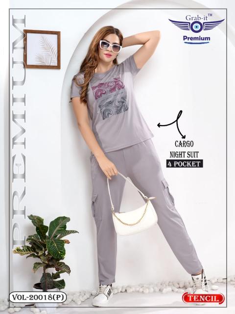 Grab it 20018 catalog co ord set Night Suit