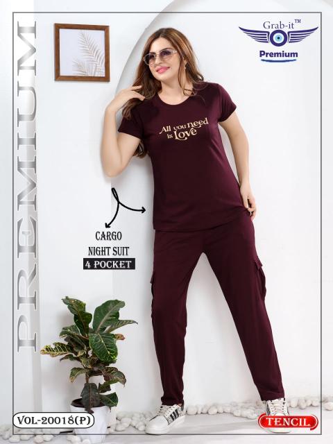 Grab it 20018 catalog co ord set Night Suit