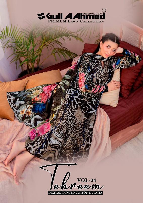 Gull Aahmed Tehreem Vol-4 catalog pakistani lawn suits wholesale online