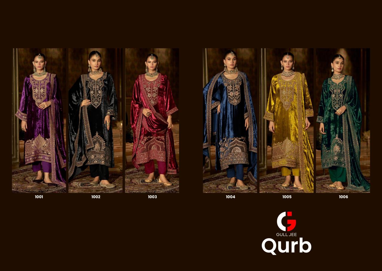 Gull Jee Qurb catalog pakistani suits wholesale market in delhi